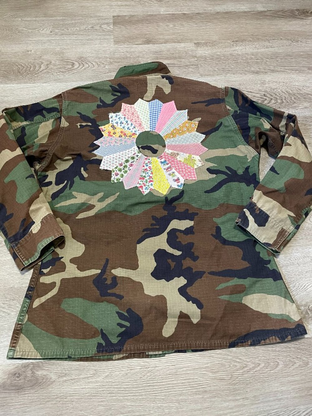 Quilt Design Camo Jacket